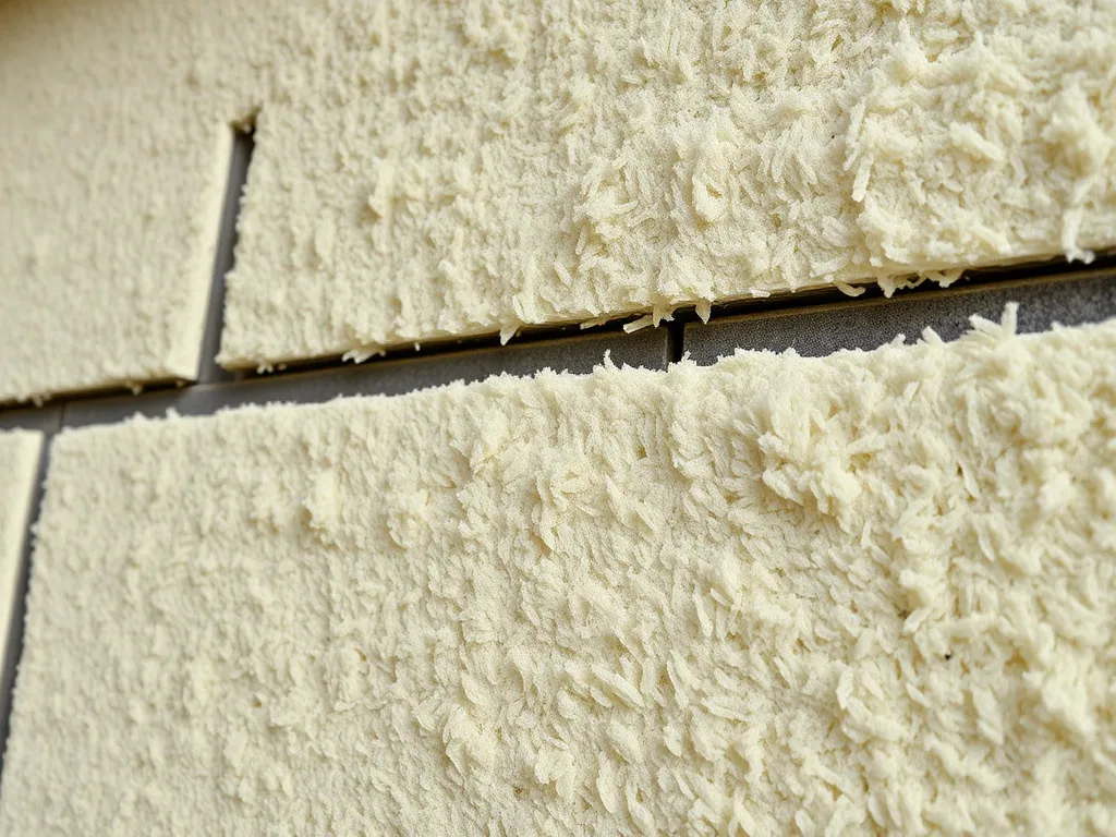 Professional construction site showing external wall insulat